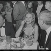 Lee Remick [center] and unidentified others at the opening night of stage production Cabaret