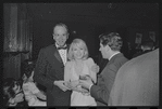 Jill Haworth [center] and unidentified others at the opening night of stage production Cabaret