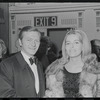 George Grizzard [left] and unidentified others at opening night of the stage production Cabaret