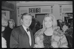 George Grizzard [left] and unidentified others at opening night of the stage production Cabaret