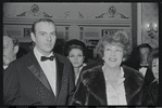 Ethel Merman [right] and unidentified others at opening night of the stage production Cabaret