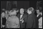 Harold Prince [center] and unidentified others at opening night of stage production Cabaret