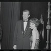 John V. Lindsay and Jill Haworth at the opening night of stage production Cabaret