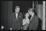 John V. Lindsay, Jill Haworth and Roddy McDowall at the opening night of stage production Cabaret