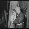 Jill Haworth and Harold Prince at opening night of stage production Cabaret