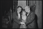 Roddy McDowall, Jill Haworth and Harold Prince at the opening night of stage production Cabaret