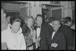 Lee Remick [center] and unidentified others at the opening night of stage production Cabaret