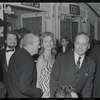 Lee Remick [center] and unidentified others at the opening night of stage production Cabaret