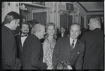 Lee Remick [center] and unidentified others at the opening night of stage production Cabaret