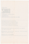 Flier for "The New DMZ" at Mercer Arts