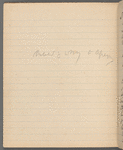 [King's threshold, The]. Senchan. Two manuscript notebooks in Lady Gregory's hand