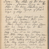 [King's threshold, The]. Senchan. Two manuscript notebooks in Lady Gregory's hand