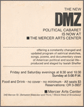 Window card for The New DMZ at The Mercer Arts Center