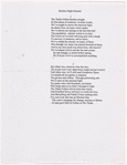 Election Night Sonnets from November Thalia Follies