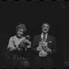 Signe Hasso and Leo Fuchs in the 1967 National Tour of the stage production Cabaret