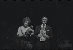 Signe Hasso and Leo Fuchs in the 1967 National Tour of the stage production Cabaret