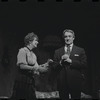 Signe Hasso and Leo Fuchs in the 1967 National Tour of the stage production Cabaret