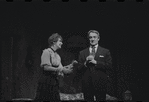 Signe Hasso and Leo Fuchs in the 1967 National Tour of the stage production Cabaret