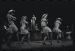 Melissa Hart [center] and unidentified others in the 1967 National tour of the stage production Cabaret