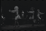 Melissa Hart [center] and unidentified others in the 1967 National tour of the stage production Cabaret