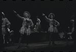 Melissa Hart [center] and unidentified others in the 1967 National tour of the stage production Cabaret