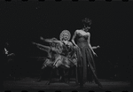 Melissa Hart [center] and unidentified others in the 1967 National tour of the stage production Cabaret