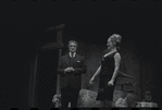 Leo Fuchs and Catherine Gaffigan in the 1967 National tour of the stage production Cabaret