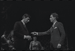 Gene Rupert and Michael Toles in the 1967 National tour of the stage production Cabaret