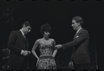 Gene Rupert, Melissa Hart and Michael Toles in the 1967 National tour of the stage production Cabaret