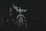 Robert Salvio [left] and unidentified others in the 1967 National tour of the stage production Cabaret