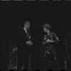 Leo Fuchs and Signe Hasso in the 1967 National tour of the stage production Cabaret