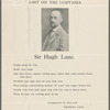 "Sir Hugh Lane: Lost on the Lusitania"