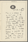 Two facsimile copies of the codicil, Feb. 3, 1915
