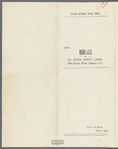 Copy of will, dated Oct. 11, 1913