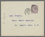 James, Henry (1843-1916). TLS to Lady Gregory