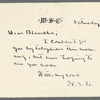 Willa Cather to Blanche Knopf, 1921