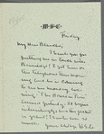 Willa Cather to Blanche Knopf, January 17, 1936