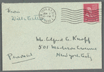 Willa Cather to Alfred Knopf, June 18, 1932: Western Union telegram