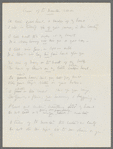 Croon of the mountain women. Holograph poem, translation (?)