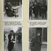 Four Photographs) Jewish street scribe in the ghetto of Warsaw...  Street scene in Ghetto of Warsaw, Poland...  Jewish vendor of Jewish armbands in the Ghetto of Warsaw.  Jewish Pauper in Ghetto of Warsaw, Poland.