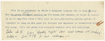 [Agreement]. Holograph and typewritten copy of p. 1 between Margaret Parry Gregory and Lady Gregory relating to the use of Coole