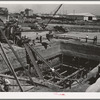 Excavation for the sewage disposal plant. San Diego, California