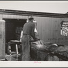 Crates of lettuce being packed in refrigerator cars for shipment. Nampa, Canyon County, Idaho