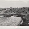 Irrigation water coming from Deer Flat Reservoir. Canyon County, Idaho