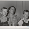 Mother and her boys. FSA (Farm Security Administration) farm labor camp. Caldwell, Idaho