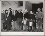 High school boys on their way to pick peas. Canyon County, Idaho