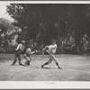 "Batter up" at the baseball game which was part of the Fourth of July celebration at Vale, Oregon