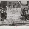 One of the floats in the Fourth of July parade, at Vale, Oregon. All floats were of a patriotic nature this year