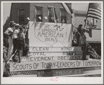 One of the floats in the Fourth of July parade, at Vale, Oregon. All floats were of a patriotic nature this year