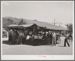 Bingo tent at the carnival in Vale, Oregon, on the Fourth of July